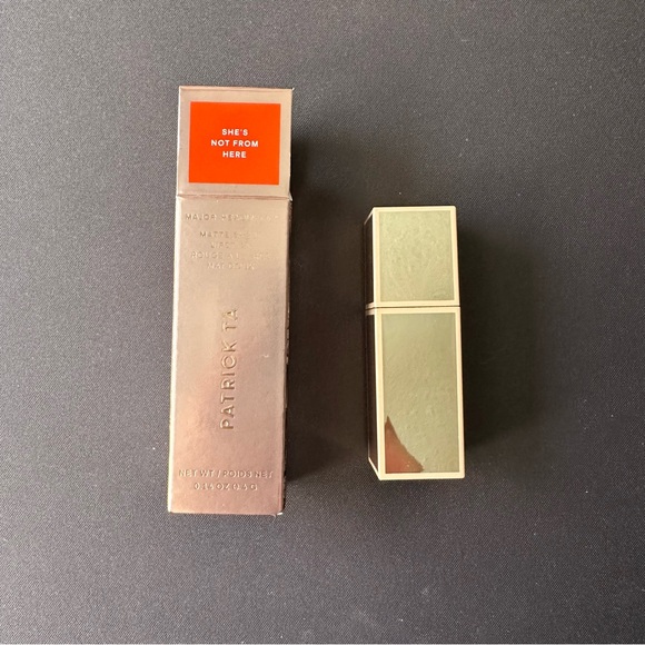 Patrick Ta matte suede lipstick in She's Not From Here - Picture 3 of 6